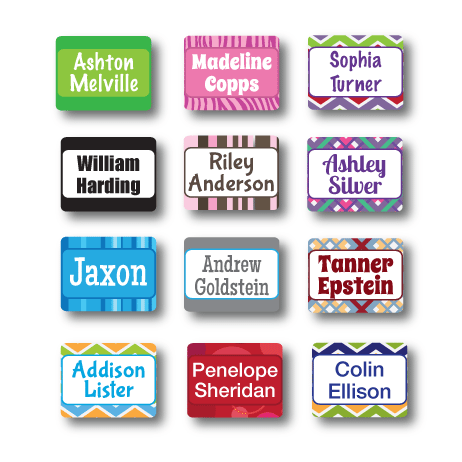 School Name Labels.School Name Tags.School Clothes Labels.