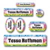 Sequins Kids School Labels Pack