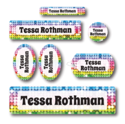 Sequins Kids School Labels Pack