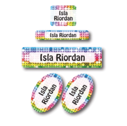 Sequins Student School Labels Pack