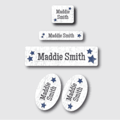 Stars Student School Labels Pack