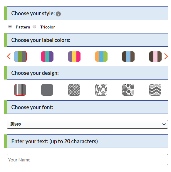 Square Clothing Labels - LeeLee Labels