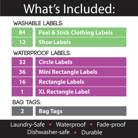 Princess Daycare Labels - LeeLee Labels