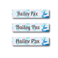 Waterproof Mermaid Labels